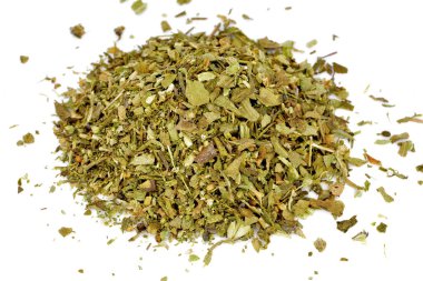 Beyaz arka plan üzerinde izole Provencal otlar