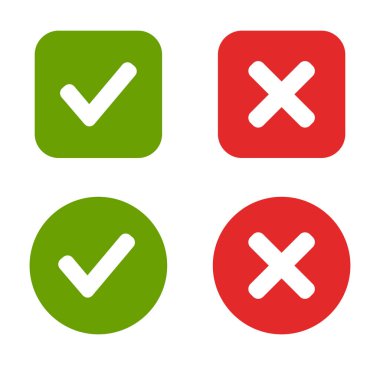 beyaz arkaplanda kanca ve çapraz simge