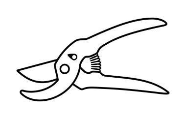 beyaz arkaplanda budama simgesi