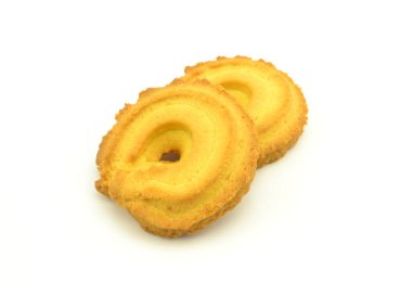 Beyaz arkaplanda çerezler