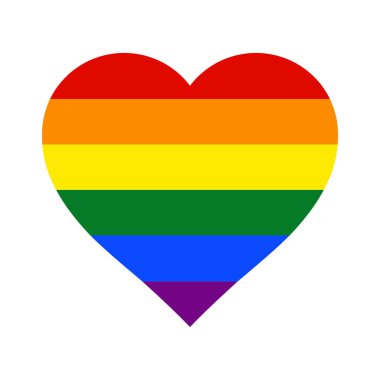 Gökkuşağının renginde bir kalp