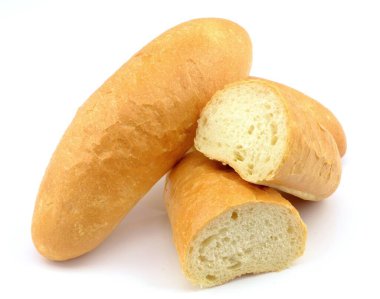 beyaz zemin üzerine buns