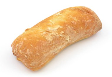 Beyaz bir arka plan üzerinde rulo