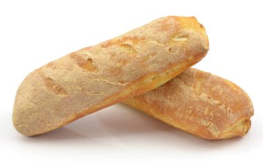 beyaz zemin üzerine buns