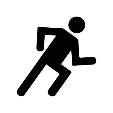 Beyaz arkaplan üzerinde çalışan rakam