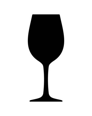 Beyaz arkaplanda cam simgesi