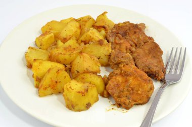 Patatesli fırında domuz boynu