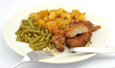 Patatesli fırında domuz boynu