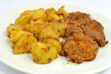 Patatesli fırında domuz boynu