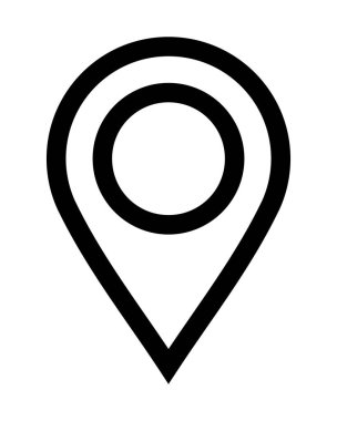 Beyaz arkaplanda gezinme işaretçisi