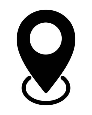 Beyaz arkaplanda gezinme işaretçisi