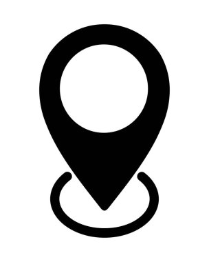 Beyaz arkaplanda gezinme işaretçisi