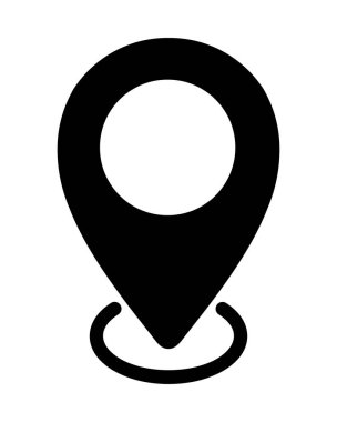 Beyaz arkaplanda gezinme işaretçisi