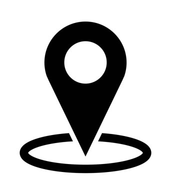 Beyaz arkaplanda gezinme işaretçisi