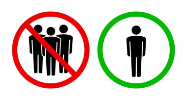 Grup halinde giremezsiniz, bir kişinin kalmasına izin verilmez