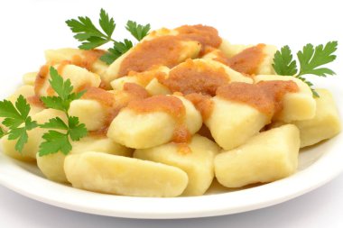 potato dumplings with breadcrumbs