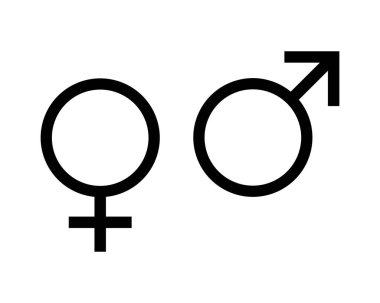Erkek ve kadın sembol simgesi