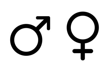 Erkek ve kadın sembol simgesi