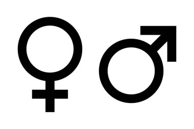 Erkek ve kadın sembol simgesi