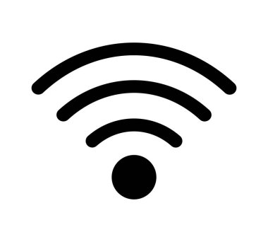 sinyal simgesi beyaz arka plan üzerinde