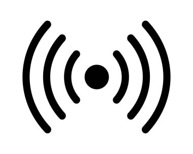 sinyal simgesi beyaz arka plan üzerinde