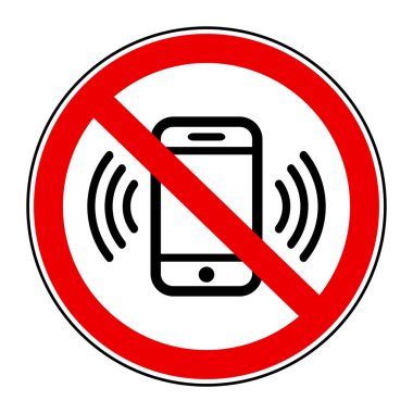 Telefon yok, beyaz arkaplanda imza