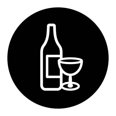 şişe ve cam beyaz bir arka plan üzerinde