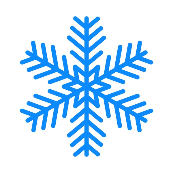 Kar Tanesi simgesi beyaz arkaplanda izole edildi