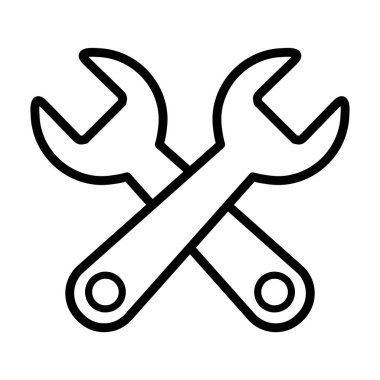 Onarım simgesi beyaz arka plan üzerinde