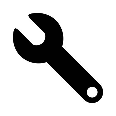 Beyaz arkaplanda anahtar - simge