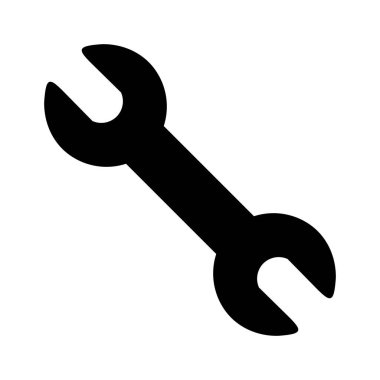 Beyaz arkaplanda anahtar - simge