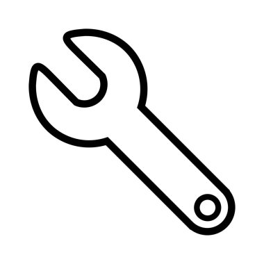 Beyaz arkaplanda anahtar - simge