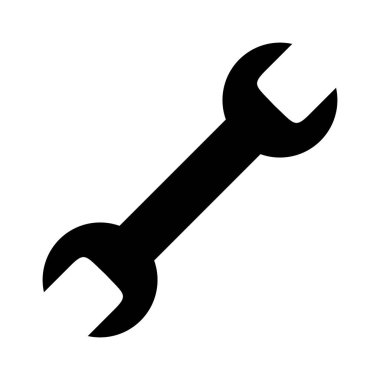 Beyaz arkaplanda anahtar - simge