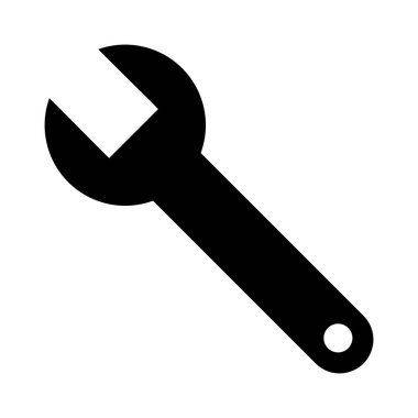 Beyaz arkaplanda anahtar - simge