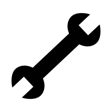 Beyaz arkaplanda anahtar - simge