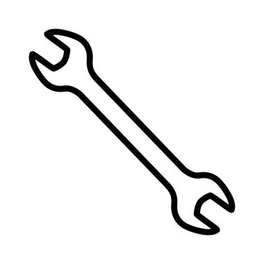 Beyaz arkaplanda anahtar - simge