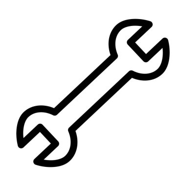 Beyaz arkaplanda anahtar - simge