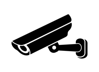 Beyaz arkaplanda endüstriyel kamera simgesi