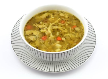 beef tripe soup in a bowl