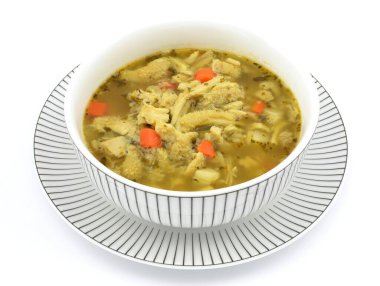 beef tripe soup in a bowl