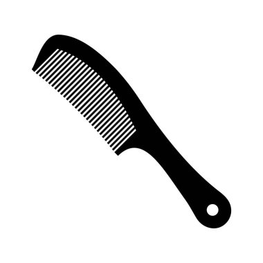 tarak simgesi beyaz arka plan üzerinde