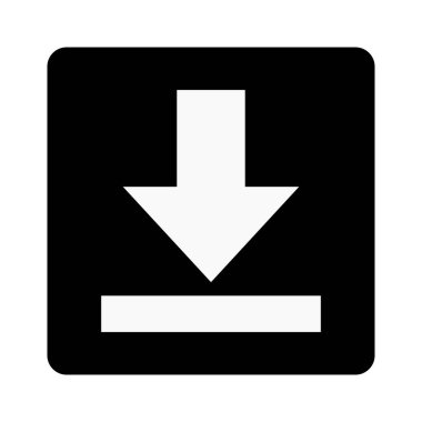 Download Icon beyaz zemin üzerine