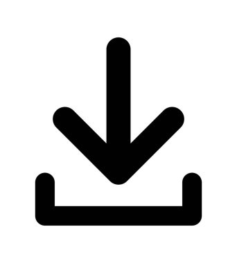 Download Icon beyaz zemin üzerine