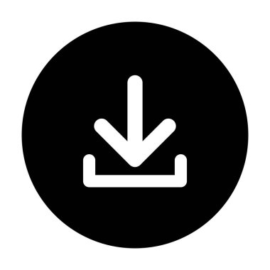 Download Icon beyaz zemin üzerine