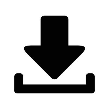 Download Icon beyaz zemin üzerine