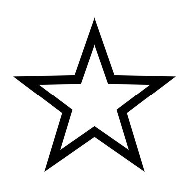 Beyaz bir arka plan üzerinde star