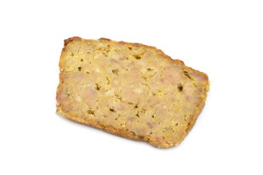 roast pork on a white background