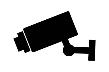 Beyaz arkaplanda endüstriyel kamera simgesi