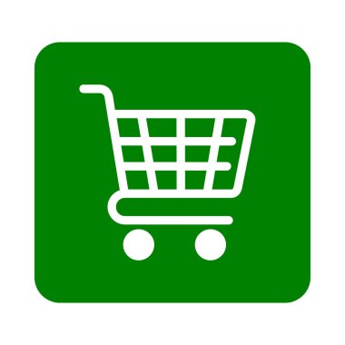 Alışveriş ikonu için alışveriş arabası