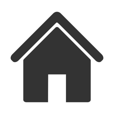 Beyaz arkaplanda ev simgesi